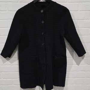 COS Black Textured Jacket
